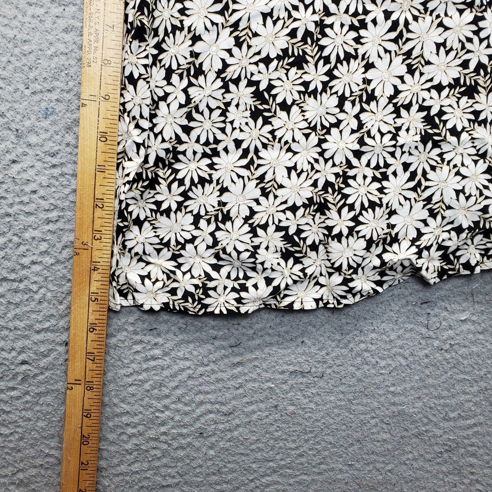 American Eagle Outfitters A-Line Skirt Womens Medium Multi Daisy Floral Side Zip - Picture 3 of 9